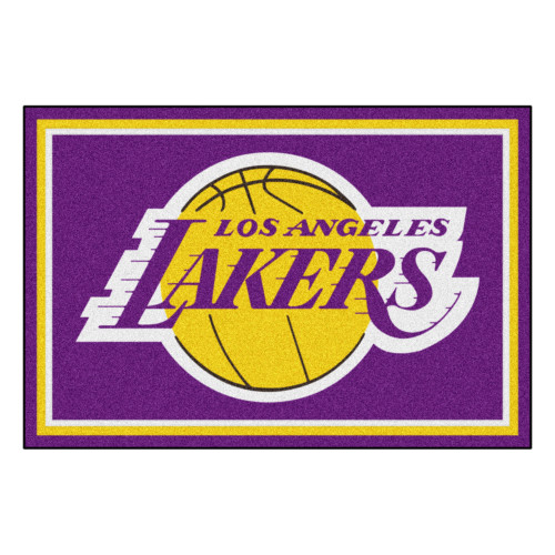 NBA - Los Angeles Lakers 5x8 Rug 59.5"x88"