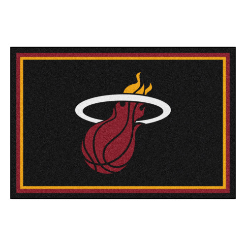 NBA - Miami Heat 5x8 Rug 59.5"x88"