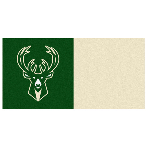 NBA - Milwaukee Bucks Team Carpet Tiles 18"x18" tiles