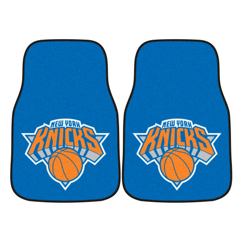 NBA - New York Knicks 2-pc Carpet Car Mat Set 17"x27"