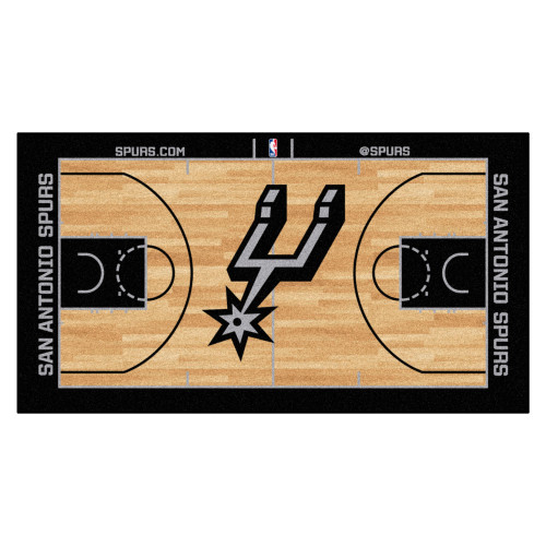 NBA - San Antonio Spurs NBA Court Large Runner 29.5x54