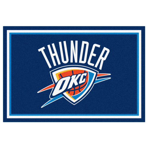 NBA - Oklahoma City Thunder 5x8 Rug 59.5"x88"