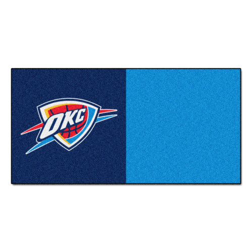 NBA - Oklahoma City Thunder Team Carpet Tiles 18"x18" tiles