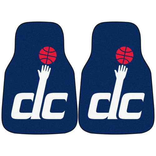 NBA - Washington Wizards 2-pc Carpet Car Mat Set 17"x27"