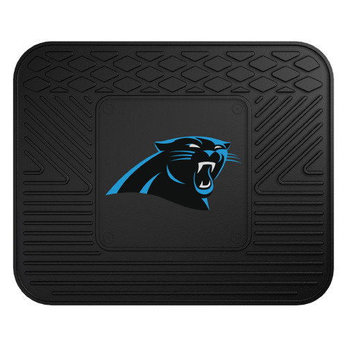 Carolina Panthers Utility Mat Panther Primary Logo Black