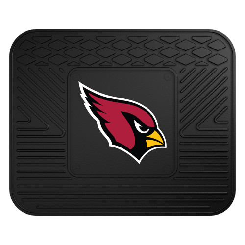 Arizona Cardinals Utility Mat Cardinal Head Primary Logo Black