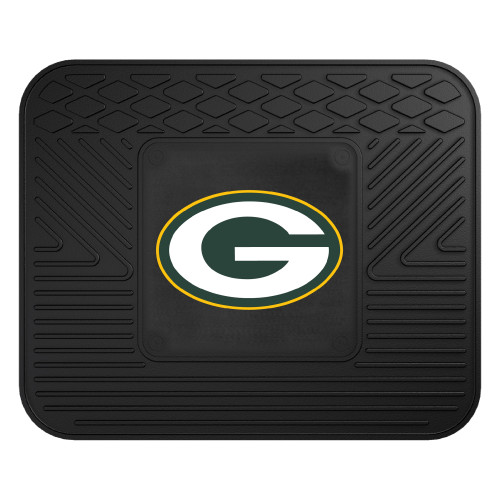 Green Bay Packers Utility Mat G Primary Logo Black