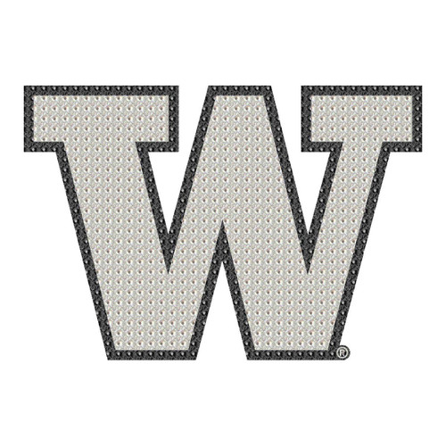 Washington Huskies Bling Decal "W" Logo
