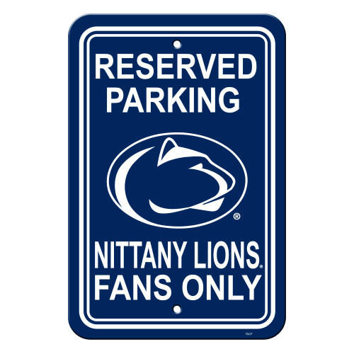 Penn State Nittany Lions 12 in. x 18 in. Plastic Reserved Parking Sign