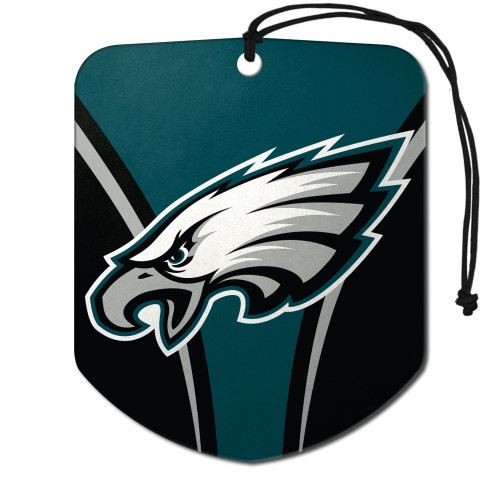 Philadelphia Eagles Air Freshener 2-pk Eagles Primary Logo Teal & Black