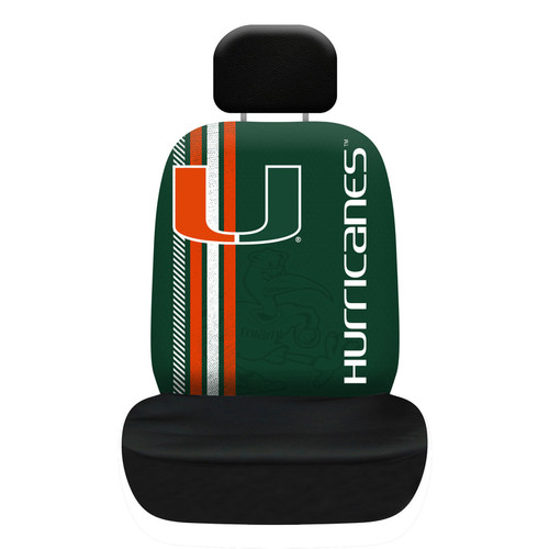 Miami Hurricanes Seat Cover Rally Design