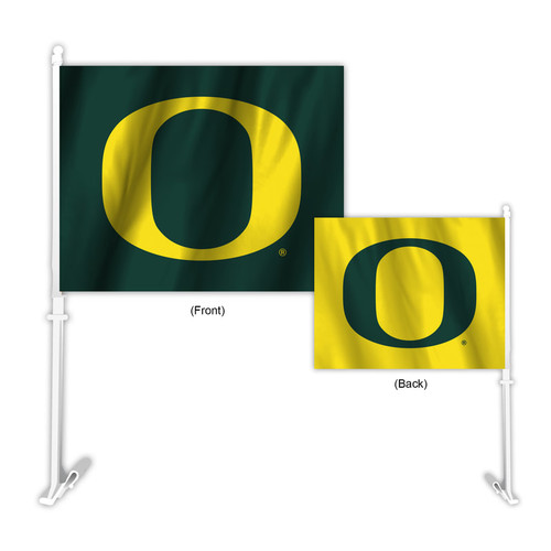 Oregon Ducks Flag Car Style Home-Away Design