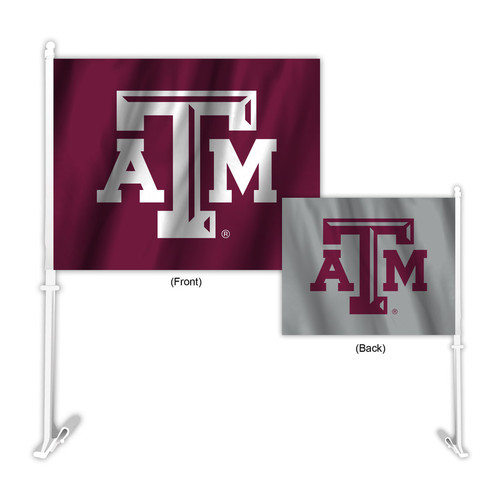 Texas A&M Aggies Flag Car Style Home-Away Design