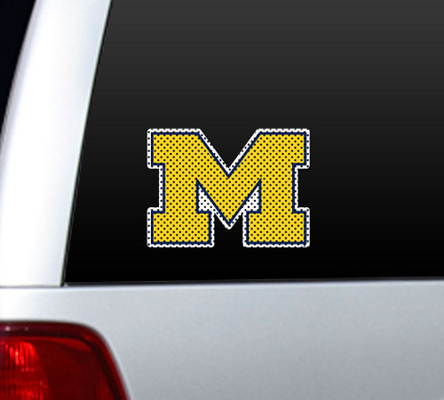 Michigan Wolverines Die-Cut Window Film - Large