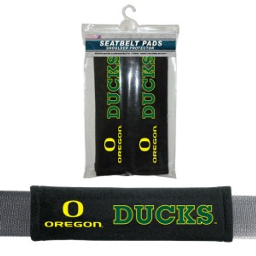 Oregon Ducks Seat Belt Pads Velour