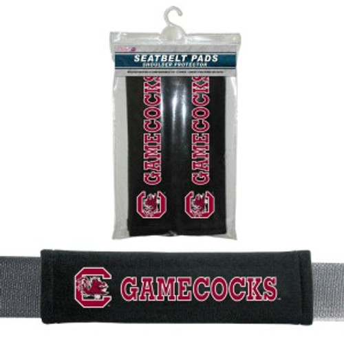 South Carolina Gamecocks Seat Belt Pads Velour