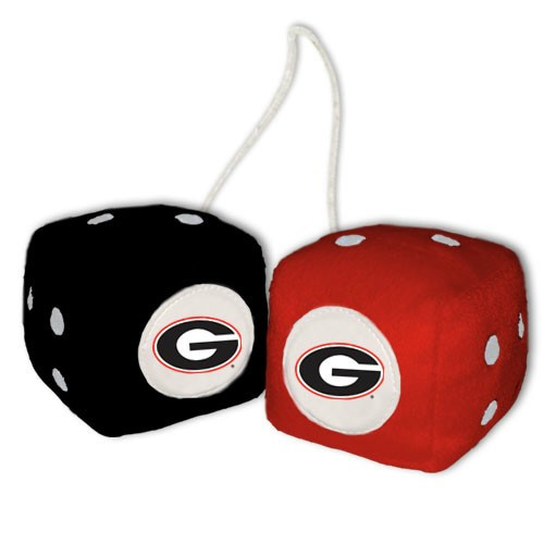 Georgia Bulldogs Fuzzy Dice