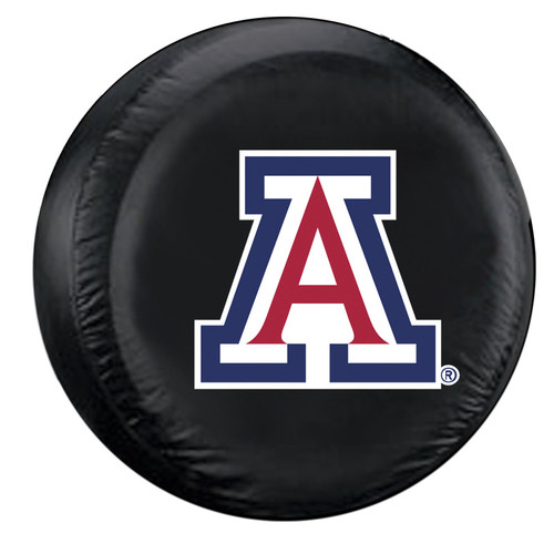 Arizona Wildcats Tire Cover Large Size Black