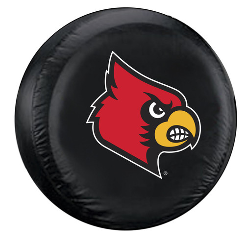 Louisville Cardinals Tire Cover Large Size Black