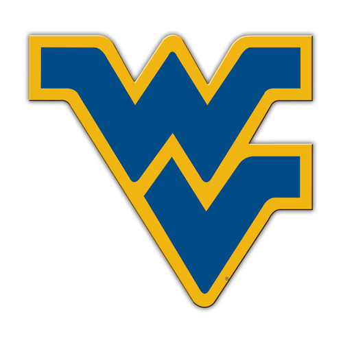 West Virginia Mountaineers Magnet Car Style 12 Inch