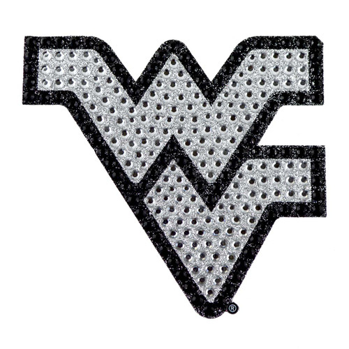 West Virginia Mountaineers Bling Decal "WV" Logo