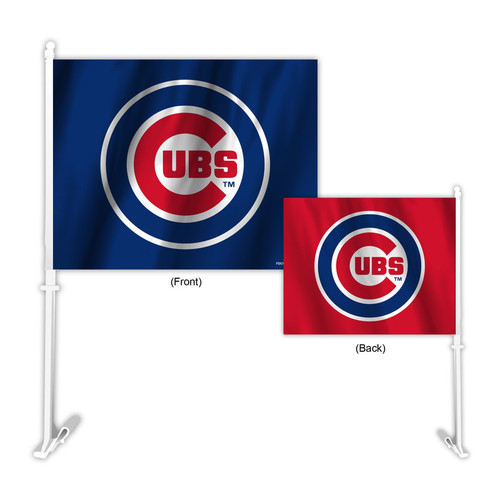 Chicago Cubs Flag Car Style Home-Away Design
