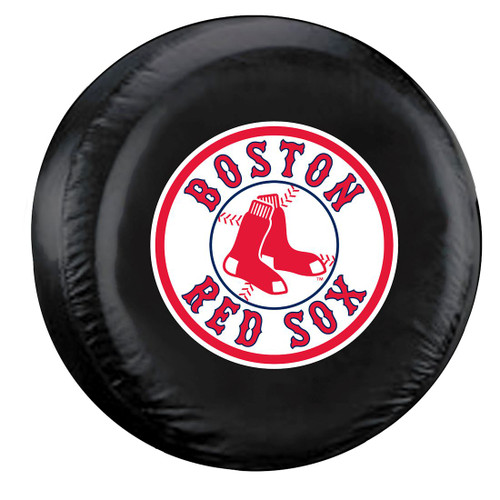 Boston Red Sox Tire Cover Large Size Black
