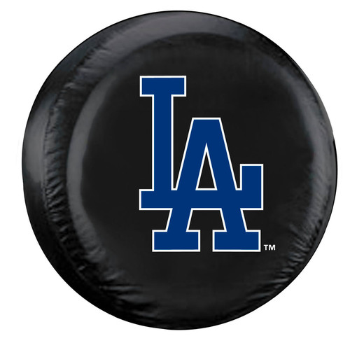 Los Angeles Dodgers Tire Cover Large Size Black