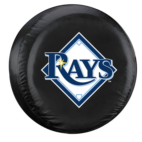 Tampa Bay Rays Tire Cover Large Size Black