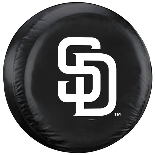 San Diego Padres Tire Cover Large Size Black