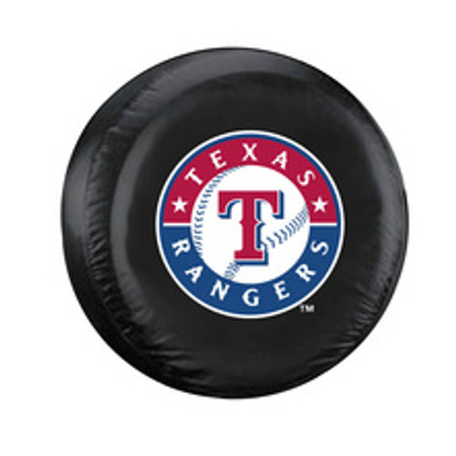 Texas Rangers Black Tire Cover - Standard Size