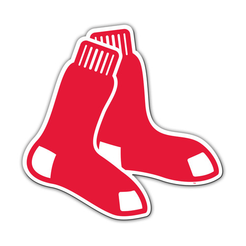 Boston Red Sox Magnet Car Style 12 Inch Socks Logo