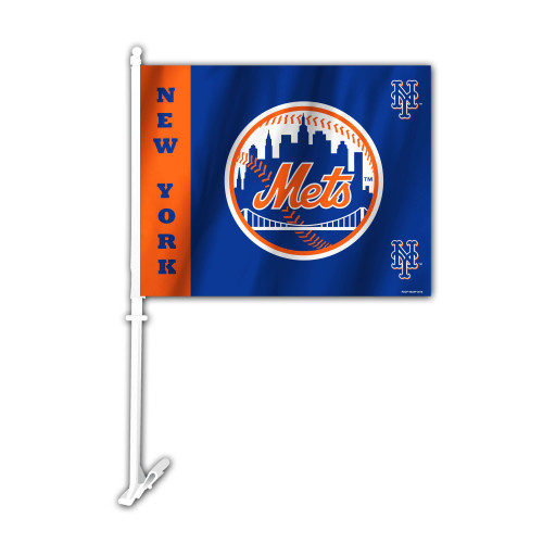New York Mets Flag Car Style