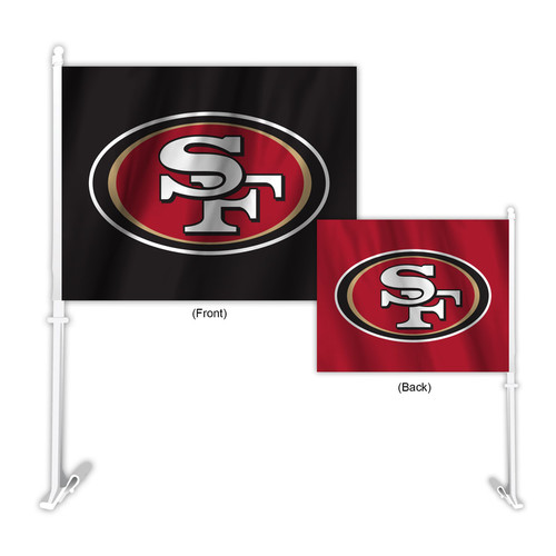 San Francisco 49ers Flag Car Style Home-Away Design