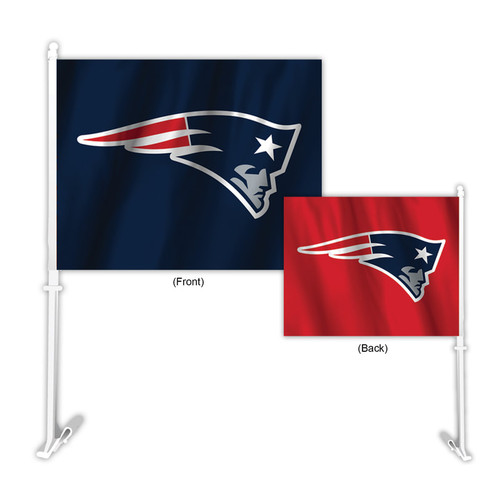 New England Patriots Flag Car Style Home-Away Design