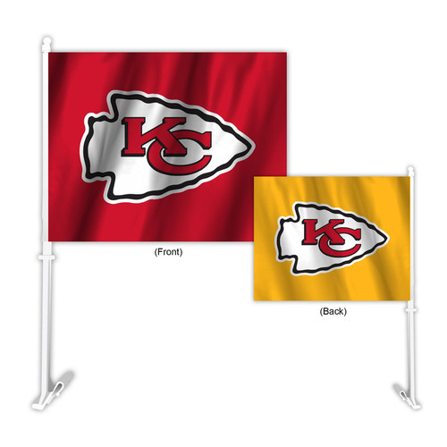 Kansas City Chiefs Flag Car Style Home-Away Design