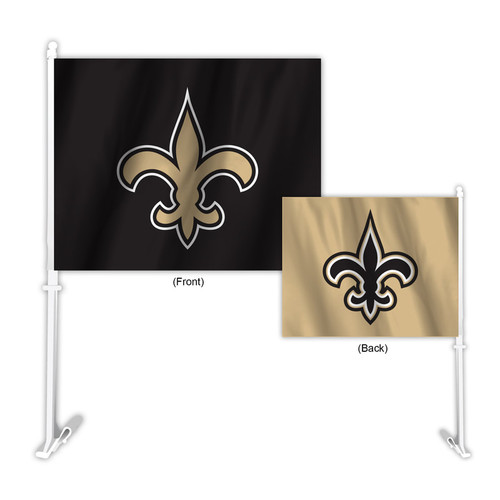 New Orleans Saints Flag Car Style Home-Away Design