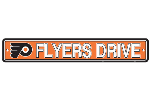 Philadelphia Flyers Sign 4x24 Plastic Street Sign