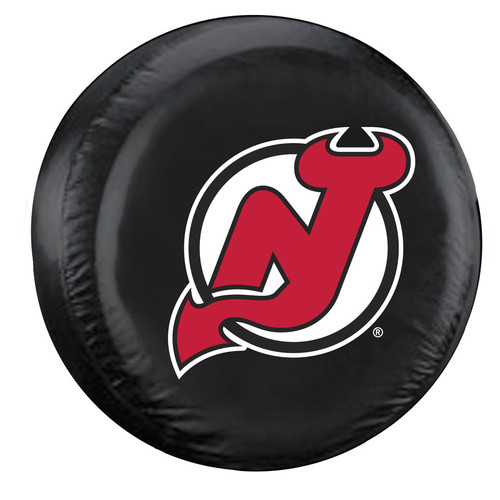 New Jersey Devils Tire Cover Large Size Black