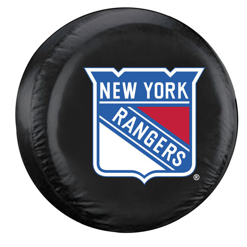 New York Rangers Tire Cover Large Size Black