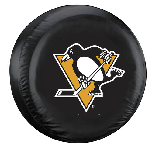 Pittsburgh Penguins Tire Cover Large Size Black