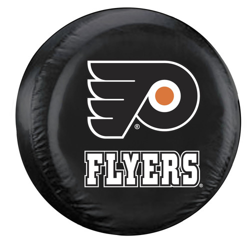 Philadelphia Flyers Black Tire Cover - Standard Size