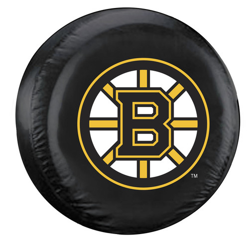 Boston Bruins Tire Cover Standard Size Black