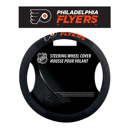 Philadelphia Flyers Steering Wheel Cover Mesh Style