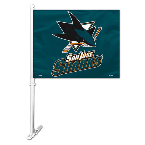 San Jose Sharks Flag Car Style