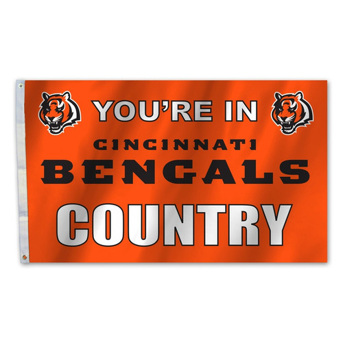 Cincinnati Bengals Flag 3x5 Country