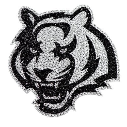 Cincinnati Bengals Bling Decal "Tiger Head" Alternate Logo