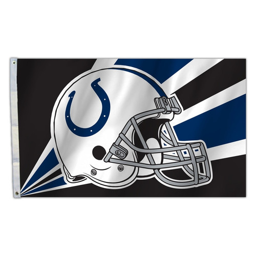 Indianapolis Colts Flag 3x5 Helmet Design