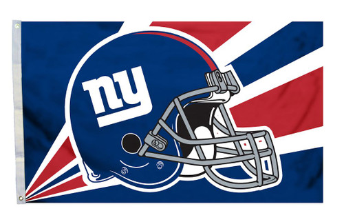 New York Giants Flag 3x5 Helmet
