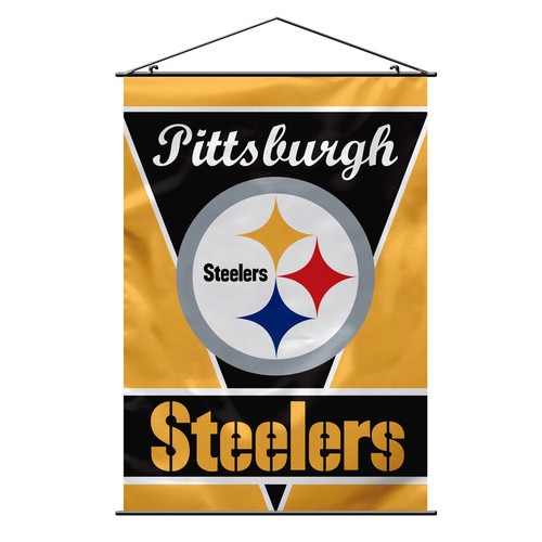 Pittsburgh Steelers Banner 28x40 Wall Style